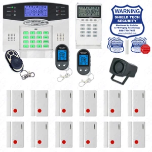 Wireless Home Security System 2-Way LCD Remote Burglar Alarm VOIP Phone Line GB - Picture 1 of 11