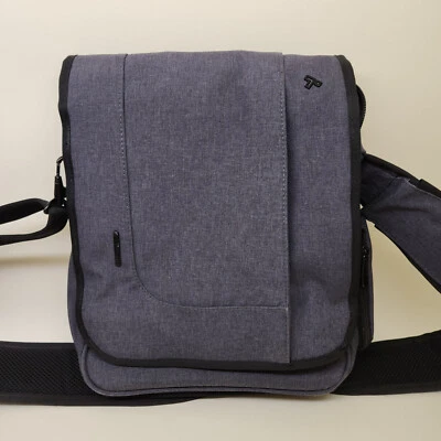 Bandolera Travelon Bolso Mensajero Urbano Antirrobo - Gris Foto 1 de 4