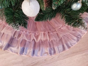 Falda árbol de Navidad. Hecho a mano. Decoraciones navideñas 47 pulgadas - Imagen 1 de 6