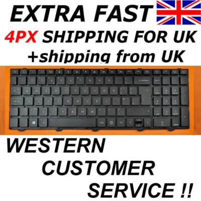 NEW UK English keyboard for HP Probook 4540s no frame (EASILY USE OLD FRAME) - Image 1 of 3