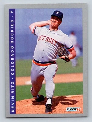 Kevin Ritz 1993 Fleer #415 Colorado Rockies - Image 1 of 2