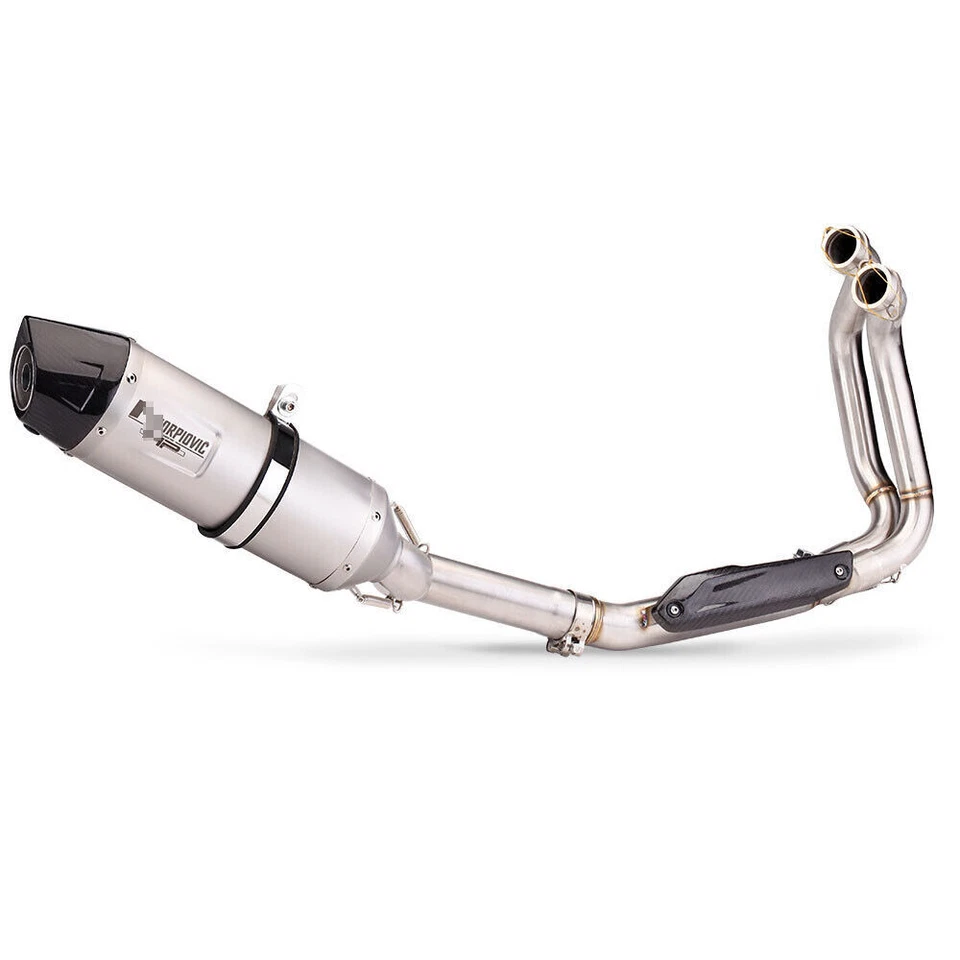 Sistema completo para BMW F900R/900XR 2020-2023 puntas de escape silenciador tubo de cabezal delantero Foto 1 de 4