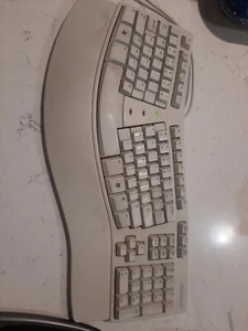 Microsoft Natural Keyboard Elite White KU-0045 X06-19331 Przewodowa PS/2 Ergonomiczna - Zdjęcie 1 z 10