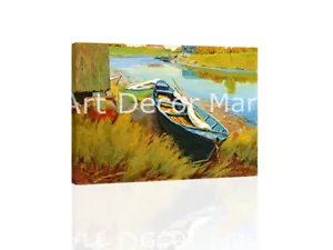 Barcos en reposo - - ARTE DE PARED DE LONA O IMPRESIÓN - Imagen 1 de 2