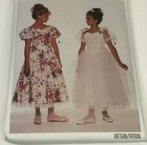 Butterick Sewing Pattern 6603 Flower Girl Party Dress Easter First Communion UC - Picture 1 of 15