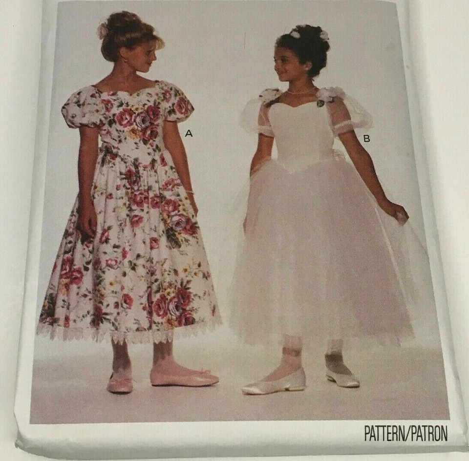 Butterick Sewing Pattern 6603 Flower Girl Party Dress Easter First Communion  UC - Image 1 of 4