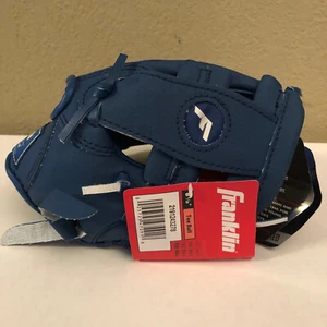 Franklin Tee Ball Glove 8.5" Blue  - Right Handed Throw -  New - Picture 1 of 3