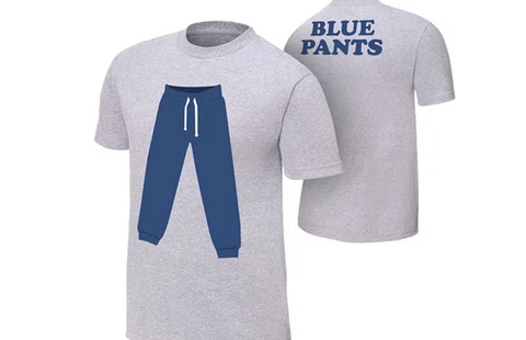 Blue Pants Leva Bates T-Shirt L Large WWE NXT The Librarian AEW Heels Enzo Cass Cover