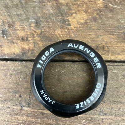 Tioga Avenger Headset Top Nut 1 1/8" in Threaded NOS Black 90s Mountain Bike - Image 1 of 4