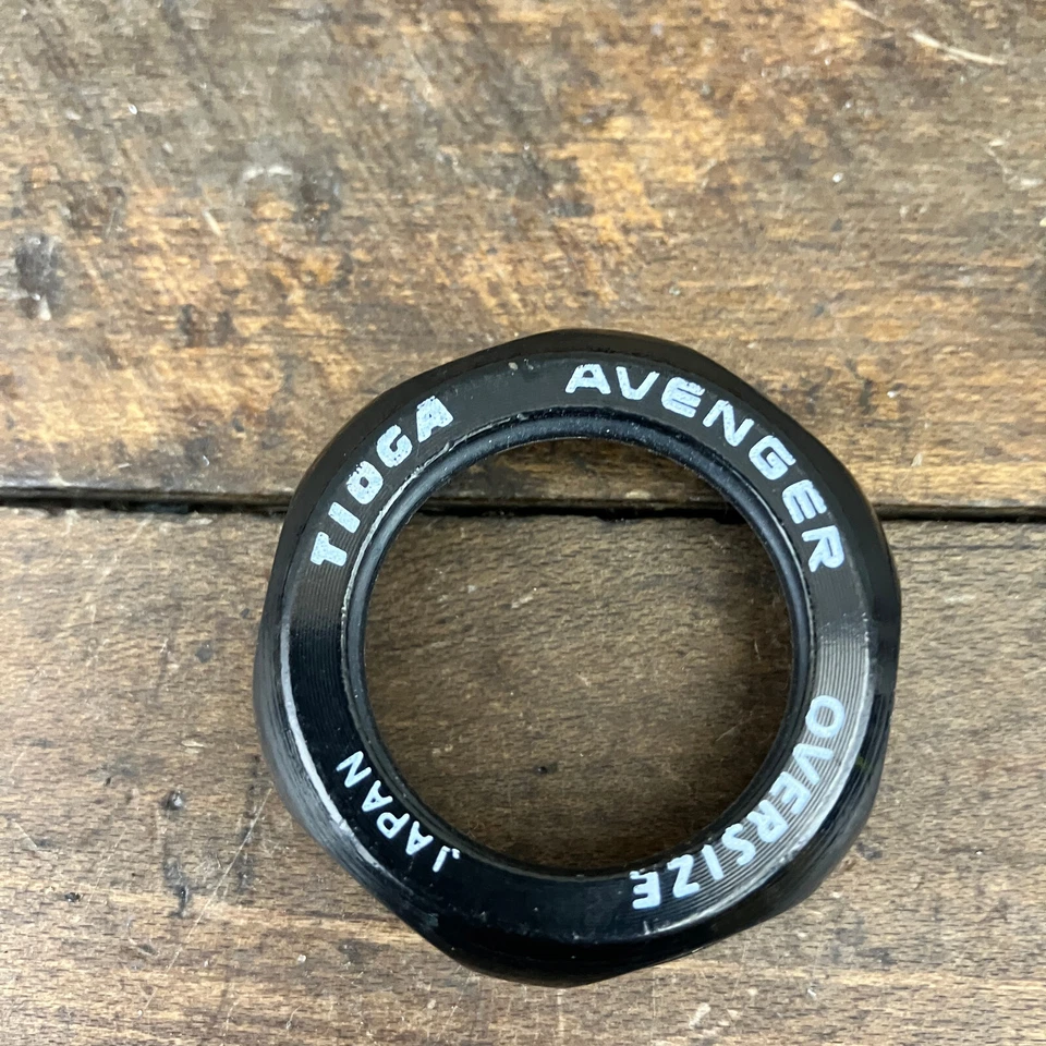 Tioga Avenger Headset Top Nut 1 1/8" in Threaded NOS Black 90s Mountain Bike - Image 1 of 4