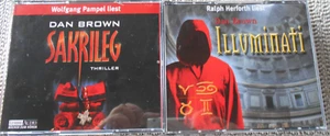 Dan Brown Sakrileg und Illuminati Hörbuch mit insges. 10 CD s Thriller - Bild 1 von 2