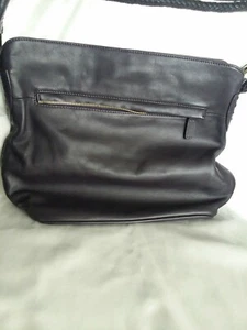 Bolso de Mano Mercen & Mackeon Cuero Genuino Negro. Estado nuevo. Sin rasgaduras ni lágrimas - Imagen 1 de 3