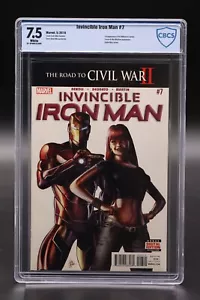 Invincible Iron Man (2015) #7 1st Print Deodato CBCS 7.5 1st Cameo Riri Willaims - Picture 1 of 3