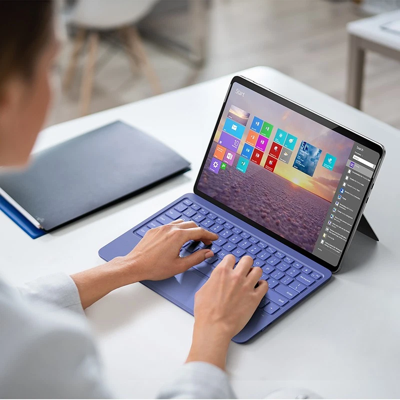 Suitable for Surface Pro 12 Keyboard Rainbow Backlit Keyboard Pro 12 BT Keyboard - Image 1 of 4
