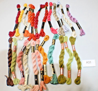 23 DMC Color Variations 27.3 Yard Ea Sz 5 Cotton Thread - Image 1 of 3