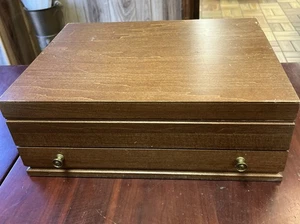 Supreme Cutlery Towle E P Korea Silverplate In Wooden Box - Picture 1 of 6