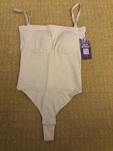 Heyshape Women Thong Beige Bodysuit With Removable Straps Brand New With Tags - Picture 1 of 3