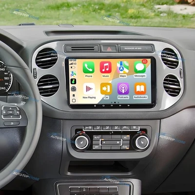 Android 15 CarPlay автомобильное стерео радио для 2007-2015 VW Tiguan GPS BT NAVI WIFI - Изображение 1 из 4