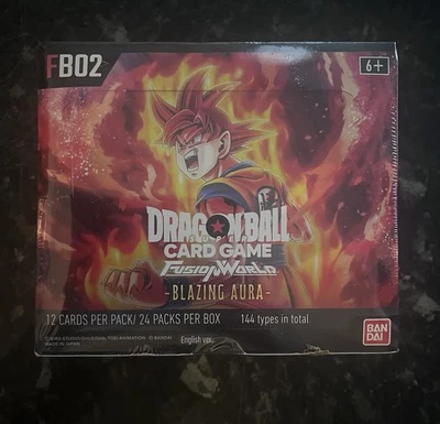 Pokémon TCG: DRAGONBALL Fusion World - Blazing AURA - Sealed Booster Box! FB02 - Image 1 of 2