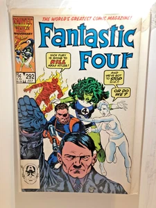 Fantastic Four #292 “Nick Fury on a Mission to Kill Hitler” July 1986 Comic Book - Picture 1 of 3
