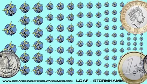 Lyran Commonwealth - Stormhammers - Waterslide Decals for Battletech - Picture 1 of 1