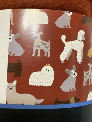 MAINSTAYS DOGS FLEECE THROW 50 X 60 - Image 1 of 2