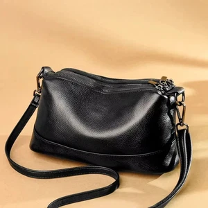 100 % Cuero Genuino Bolsos para Mujer Bolso de Mano Damas Bandolera Bolso de Hombro - Imagen 1 de 22