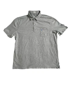 Johnnie O Hanging Out Golf Polo XXL Short Sleeve Shirt Cotton Blend Casual Gray - Picture 1 of 6