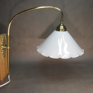 Verstellbare Vintage Leselampe Antik Wandlampe von 1974 Wandleuchte Retro Lampe - Bild 1 von 18