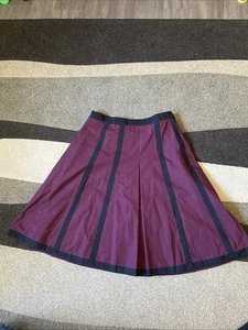 eShakti Damen lila/schwarz Größe 2X 20W Taschen bescheidene Kapsel - Bild 1 von 7