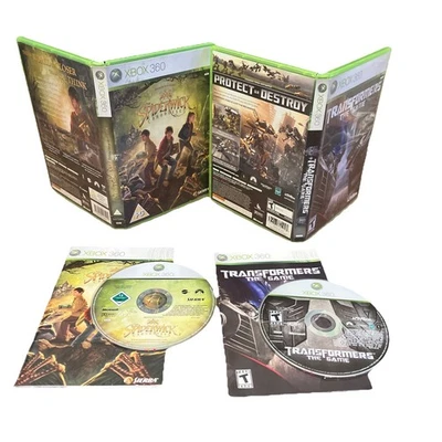 XBox 360 Games Bundle Spiderwick Chronicles & Transformers The Game Both Manuals - Image 1 of 4