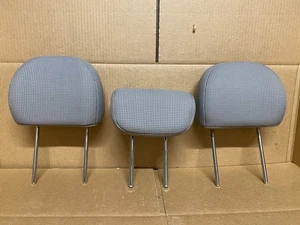 14-16 Kia Soul  Back Rear Seat Headrest Set Gray Cloth With Houndstooth Pattern - Bild 1 von 7