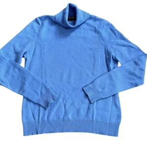 Suéter para mujer Lord & Taylor cachemir cuello tortuga periwinkle L - Imagen 1 de 5