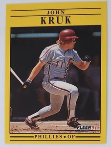 Fleer 1991 - John Kruk #402 - Foto 1 di 2
