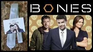 BONES: David Boreanaz (as Seeley Booth) screen worn HERO Tie w/COA - Picture 1 of 3