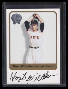 2001 Greats of the Game Autographs 88 Hoyt Wilhelm Auto - Picture 1 of 2