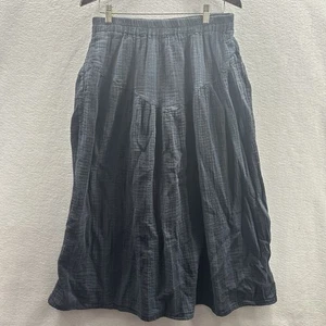 CURATOR Of San Francisco Skirt Womens Large Blue Muslin Mesh Lagenlook Cottage - Picture 1 of 18