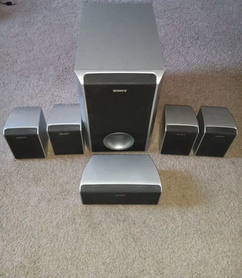 Sony SS-TS31 SS-TS31B SS-CT31 SS-WS31 Theater Surround Sound Speakers System - Image 1 of 4