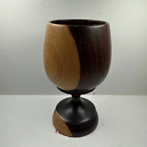 Vintage Wooden Wine/Goblets - hand-turned Classic - Picture 1 of 11