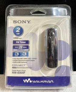 Vintage Sony Walkman 2 GB lettore multimediale digitale nero nuovo con etichette-E005F/BMC sigillato NUOVO NOS - Foto 1 di 2