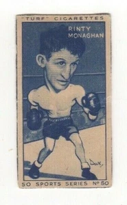 Sports 1949 Cigarette Card - Boxing, Rinty Monaghan - Picture 1 of 1