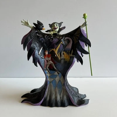 Jim Shore Disney Tradiciones Malévola Locura Maléfica Escena de la Bella Durmiente Foto 1 de 4