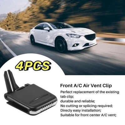 For Porsche Cayenne 2011-2016 Front A/C Air Vent Outlet Tab Clip Repair Kit 4PCS — 第 1/4 张图片