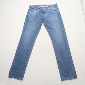 AG Adriano Goldschmied Herren Tellis Jeans 34 x 34 Modern Slim Blau (33x32) - Bild 1 von 10