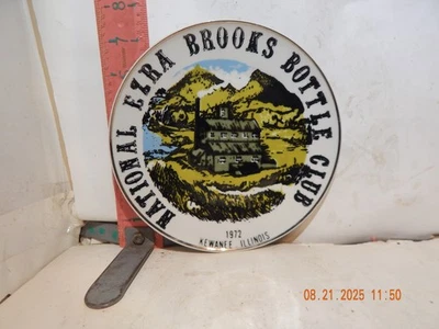 Plate from National Ezra Brooks Bottle Club, Kewanee, Il. 1972 -SRS, Brazil Chin - Image 1 of 2