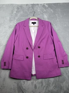 Talbots Blazer 10P Petite Pink Preppy Jacket Business Core Casual Easter Spring - Picture 1 of 8