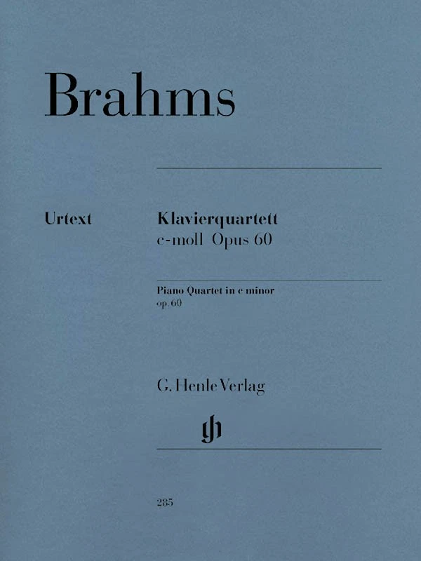 Brahms Piano Quartet C Minor Op 60 Violin Viola Henle Urtext Music Book - Image 1 of 1