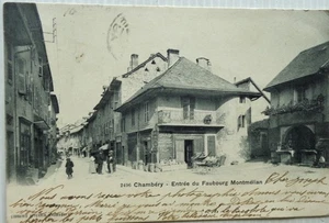 CHAMBÉRY 73 cpa Entrée du Faubourg Montmélian 1903 - Picture 1 of 2