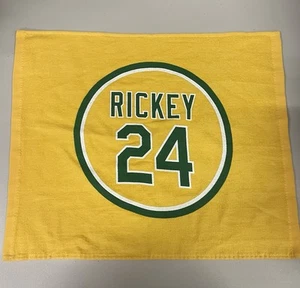 Athletics VS Cubs Opening Day Game Giveaway Sac A’s Rickey Henderson 24 Towel LE - Picture 1 of 4