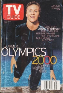 TV GUIDE MAGAZINE 2000 SEPT. 16-22 OLYMPICS (FAIR/GOOD CONDITION) DETROIT ED. - Picture 1 of 2